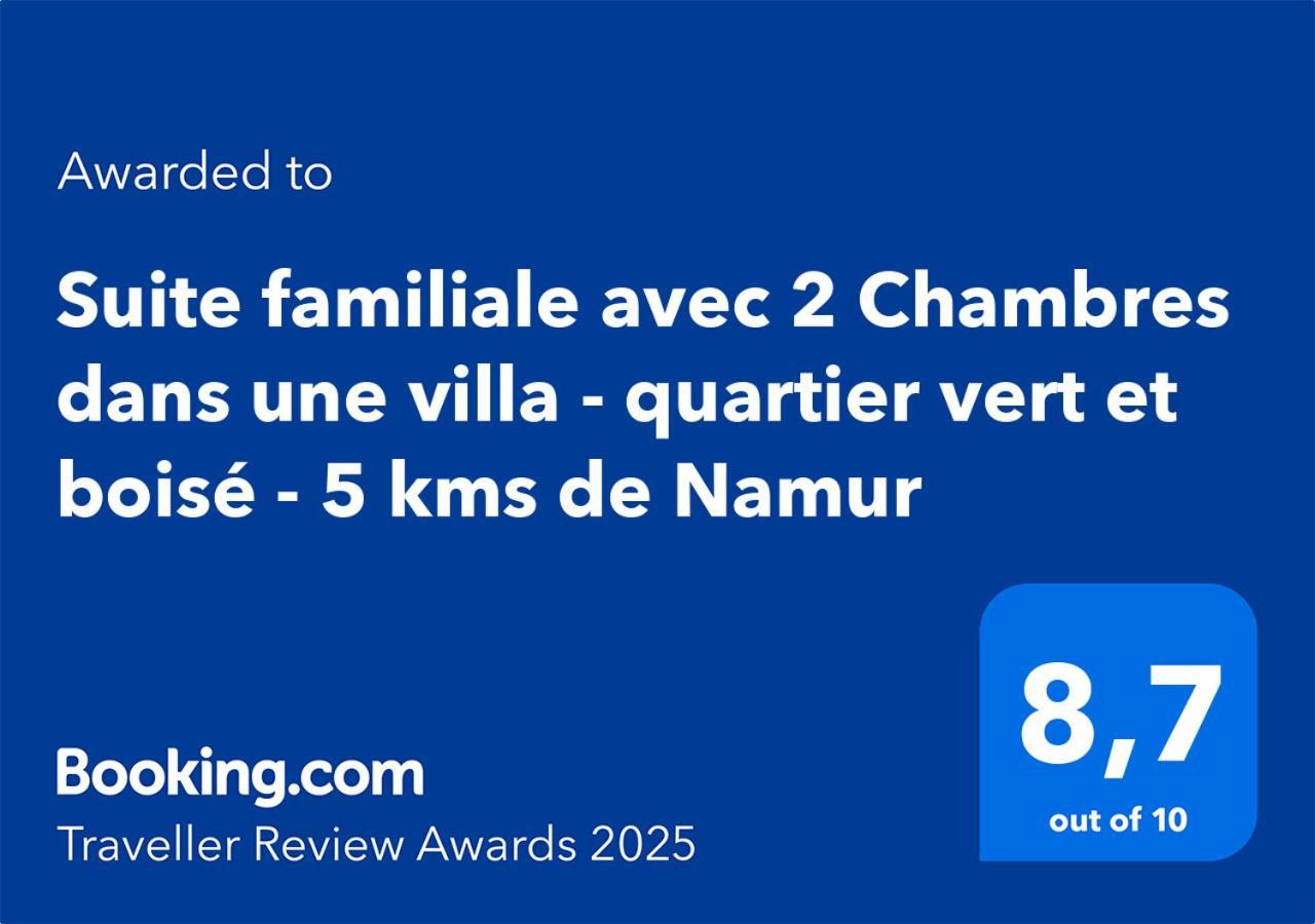 Suite Familiale Avec 2 Chambres Dans Une Villa - Quartier Vert Et Boise - 5 Kms De נמור מראה חיצוני תמונה